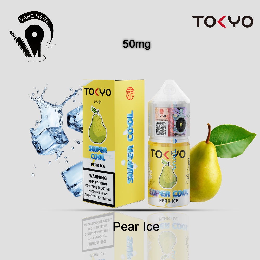 TOKYO SUPER COOL SALTNIC 30ML Pear Ice 50mg UAE Al Ain