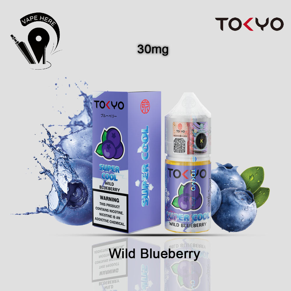 TOKYO SUPER COOL SALTNIC 30ML Wild Blueberry 30mg UAE Dubai