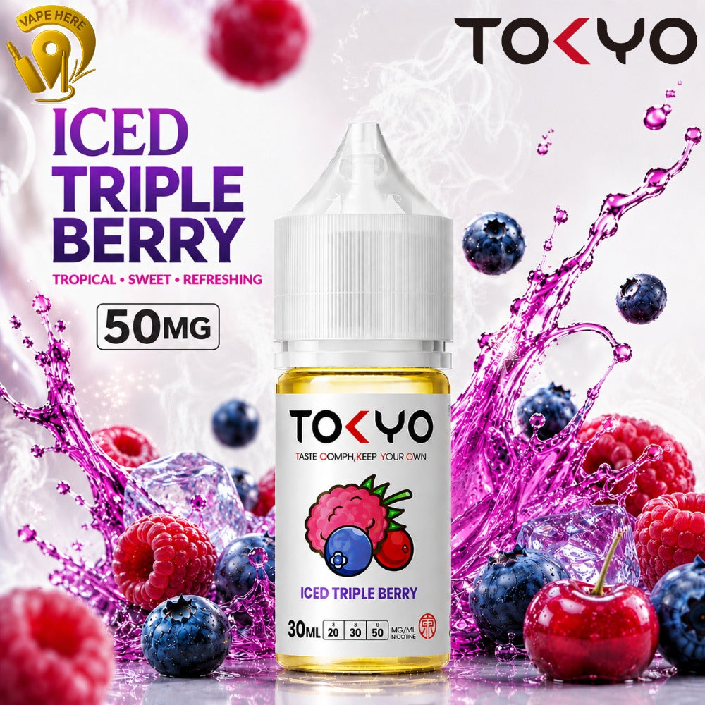 TOKYO TRIPLE BERRY SALTNIC 30ML- CLASSIC SERIES Umm al quwain, UAE