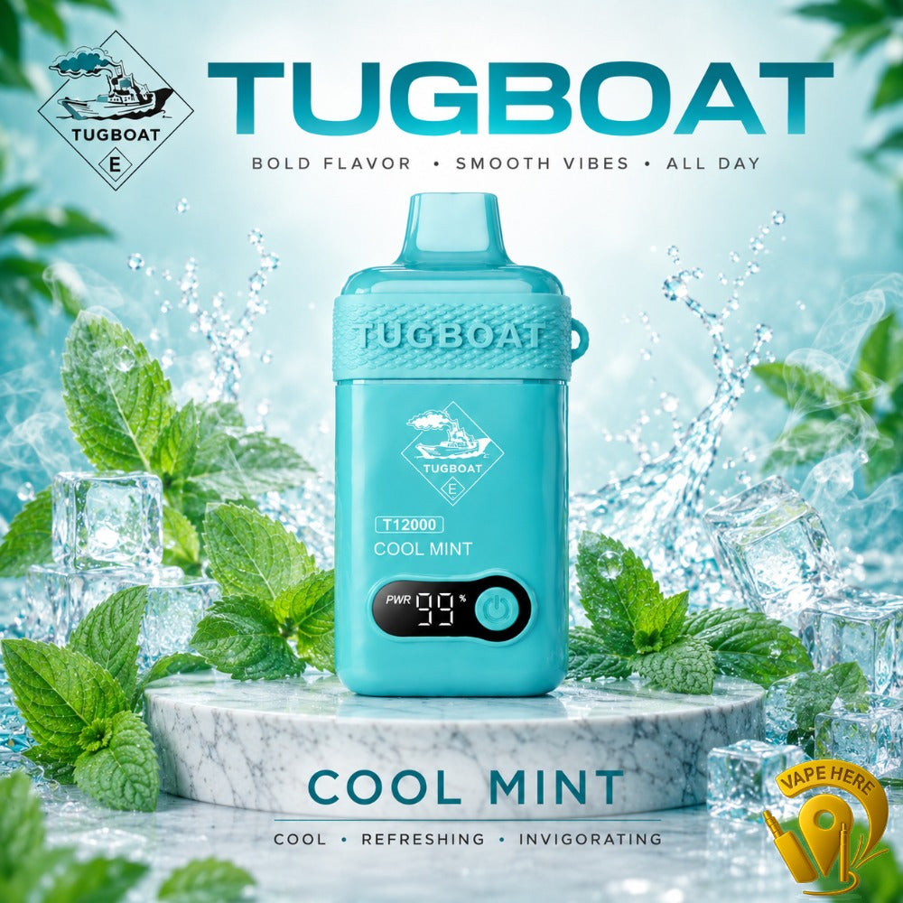 TUGBOAT T12000 DISPOSABLE VAPE 12000 PUFFS Abu Dhabi, UAE