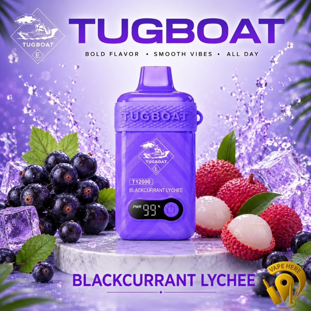 TUGBOAT T12000 DISPOSABLE VAPE 12000 PUFFS Ras Al Khaimah, UAE
