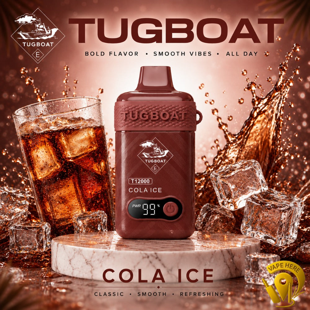 TUGBOAT T12000 DISPOSABLE VAPE 12000 PUFFS Sharjah, UAE
