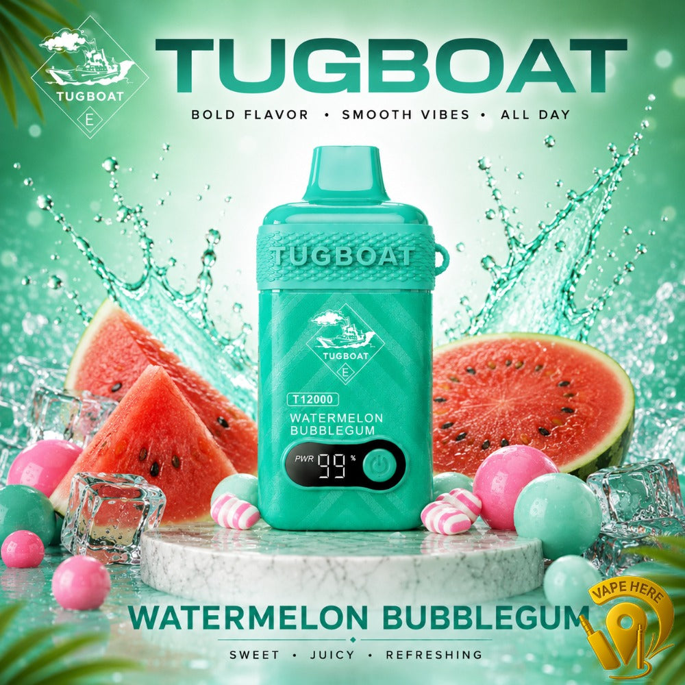 TUGBOAT T12000 DISPOSABLE VAPE 12000 PUFFS #