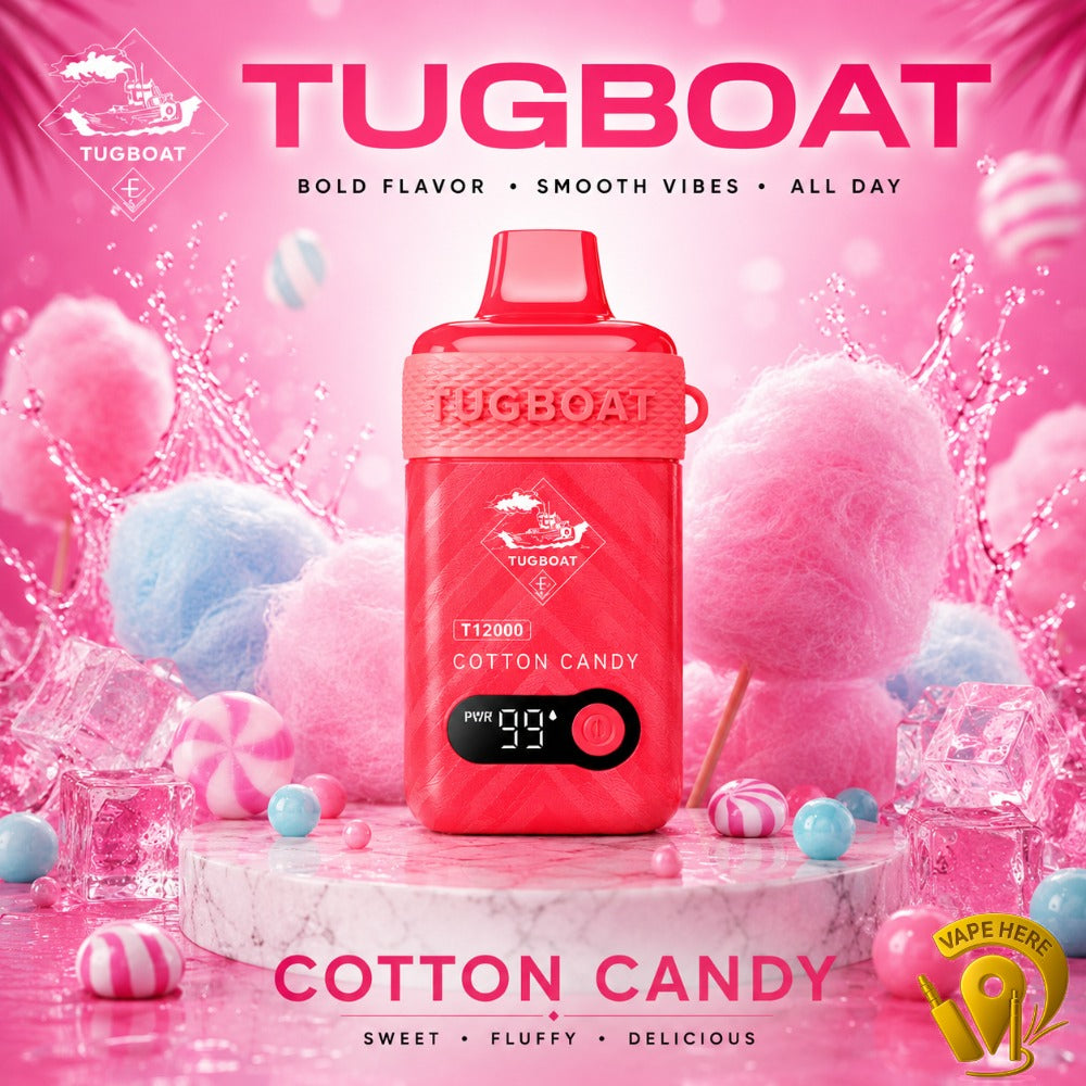 TUGBOAT T12000 DISPOSABLE VAPE 12000 PUFFS Ajman, Dubai
