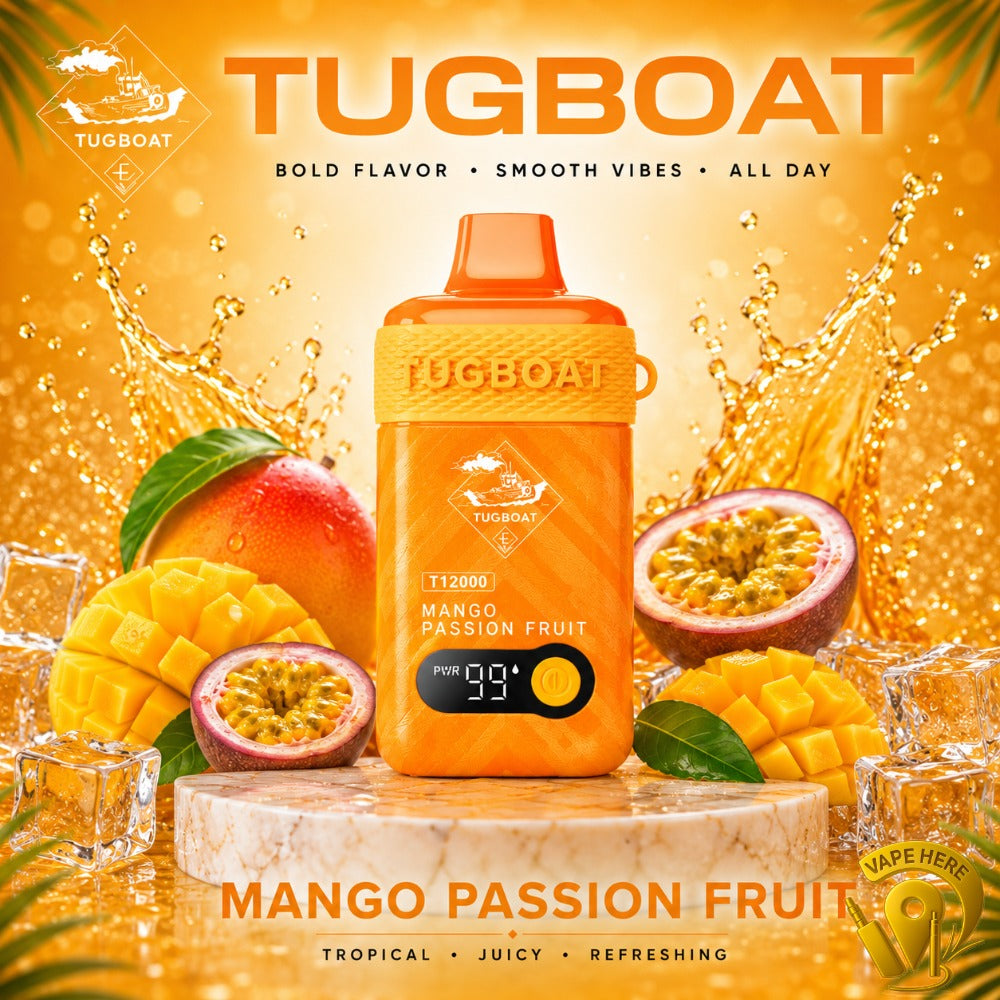 TUGBOAT T12000 DISPOSABLE VAPE 12000 PUFFS Sharjah, UAE
