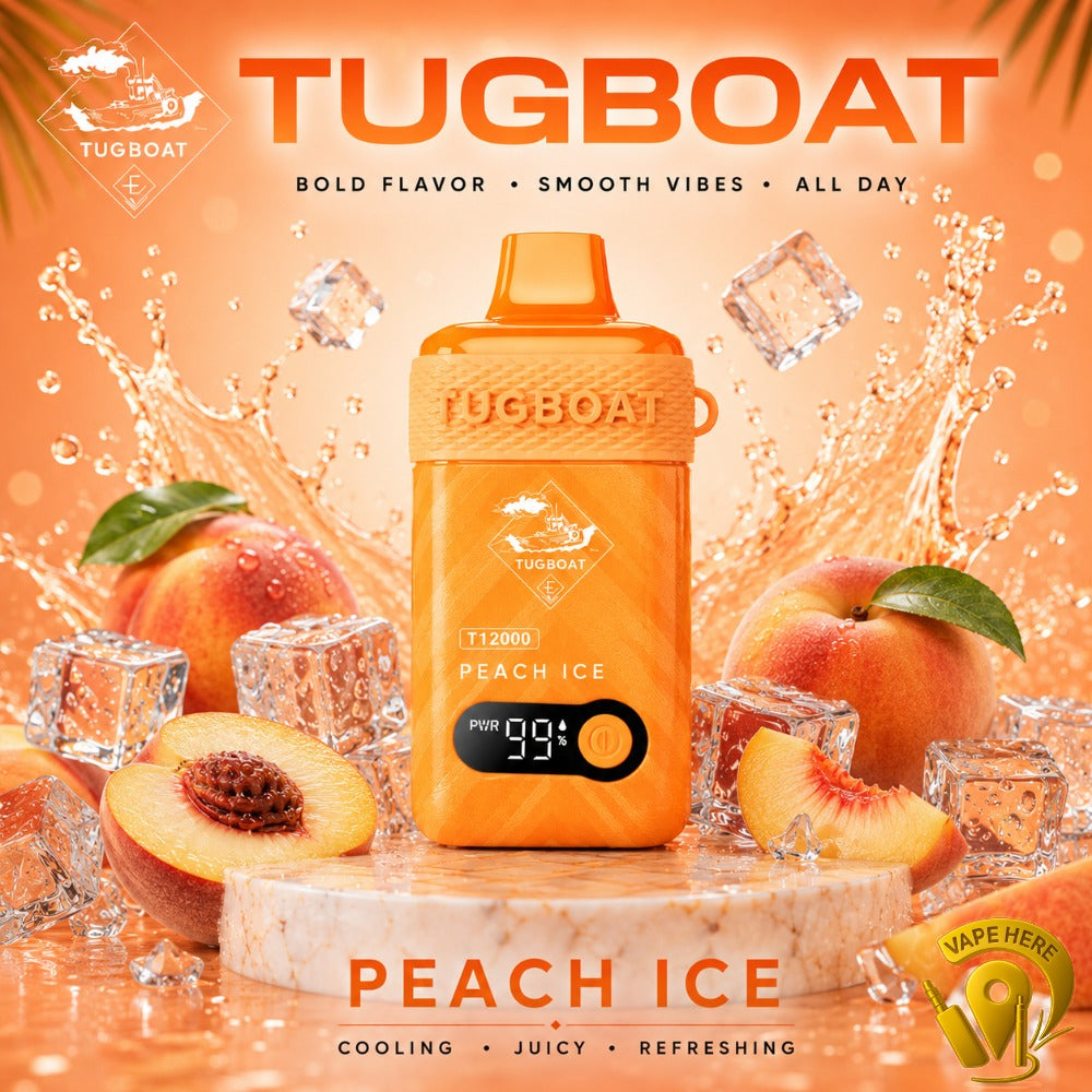 TUGBOAT T12000 DISPOSABLE VAPE 12000 PUFFS Dubai, UAE
