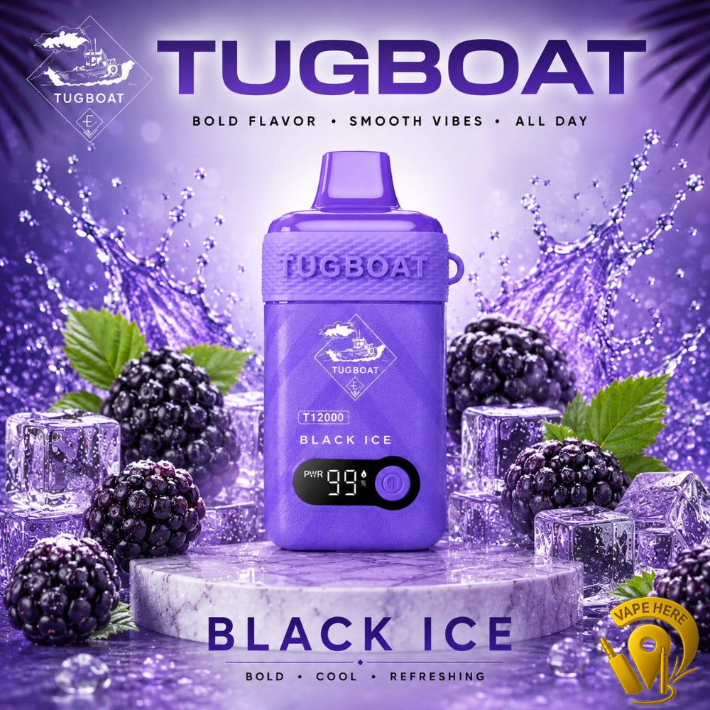 TUGBOAT T12000 DISPOSABLE VAPE 12000 PUFFS Dubai, UAE
