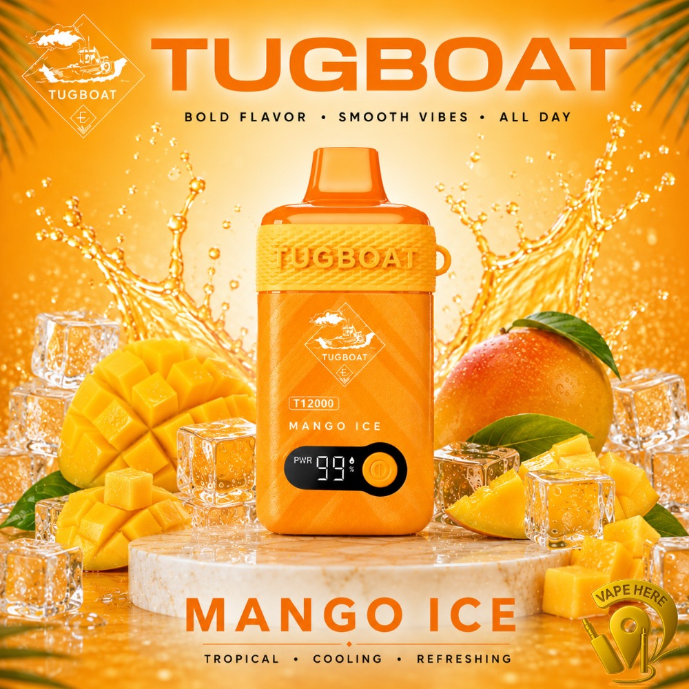 TUGBOAT T12000 DISPOSABLE VAPE 12000 PUFFS  Umm Al Quwain, UAE
