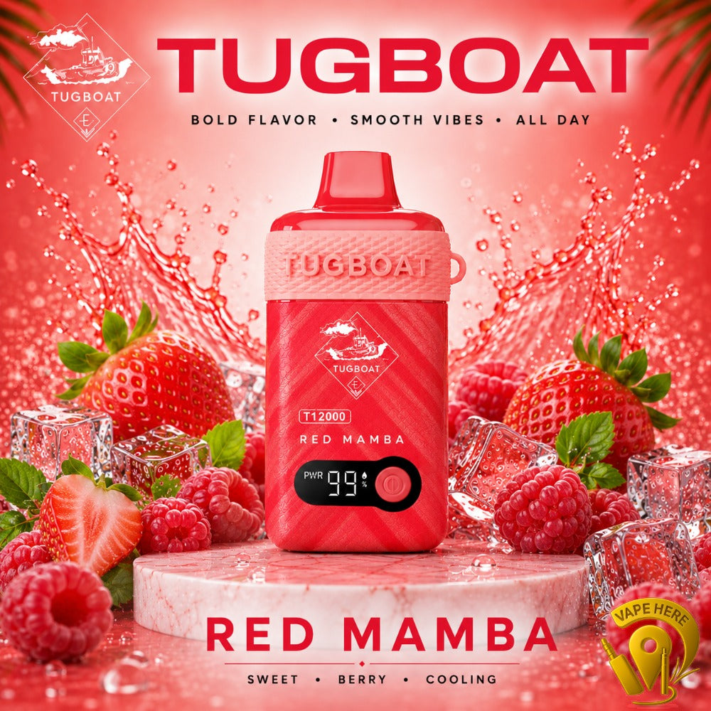 TUGBOAT T12000 DISPOSABLE VAPE 12000 PUFFS Abu Dhabi, UAE
