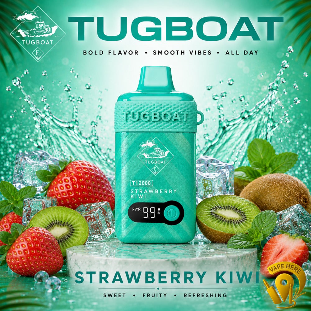 TUGBOAT T12000 DISPOSABLE VAPE 12000 PUFFS Fujairah, UAE