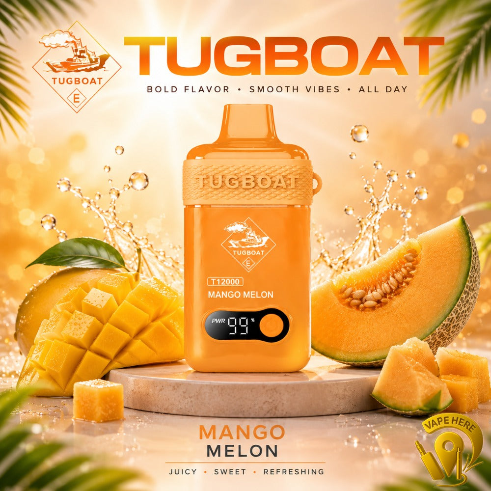 TUGBOAT T12000 DISPOSABLE VAPE 12000 PUFFS Ras Al Khaimah, UAE

