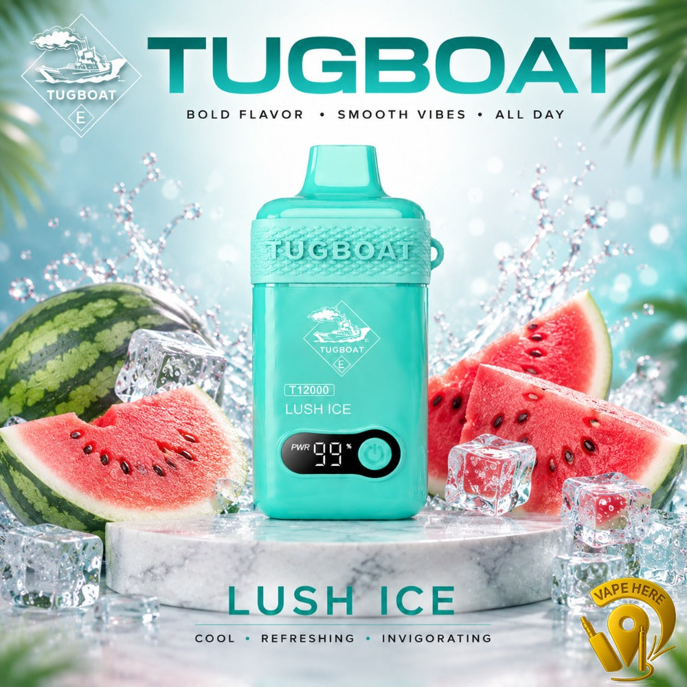 TUGBOAT T12000 DISPOSABLE VAPE 12000 PUFFS Dubai, UAE
