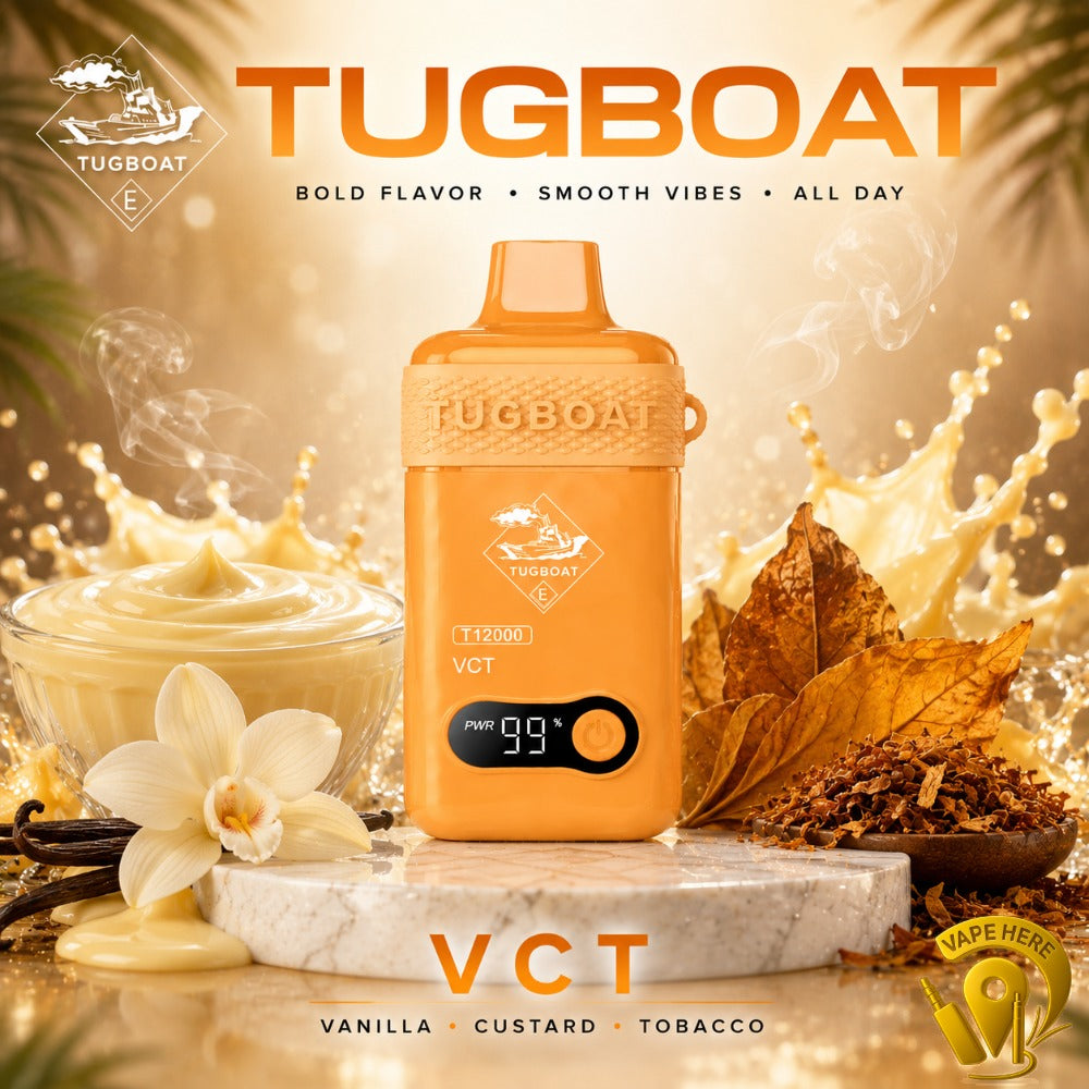 TUGBOAT T12000 DISPOSABLE VAPE 12000 PUFFS #