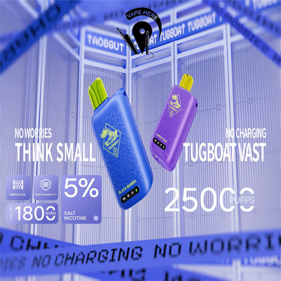 TUGBOAT VAST 25000 PUFFS DISPOSABLE VAPE UAE Dubai 