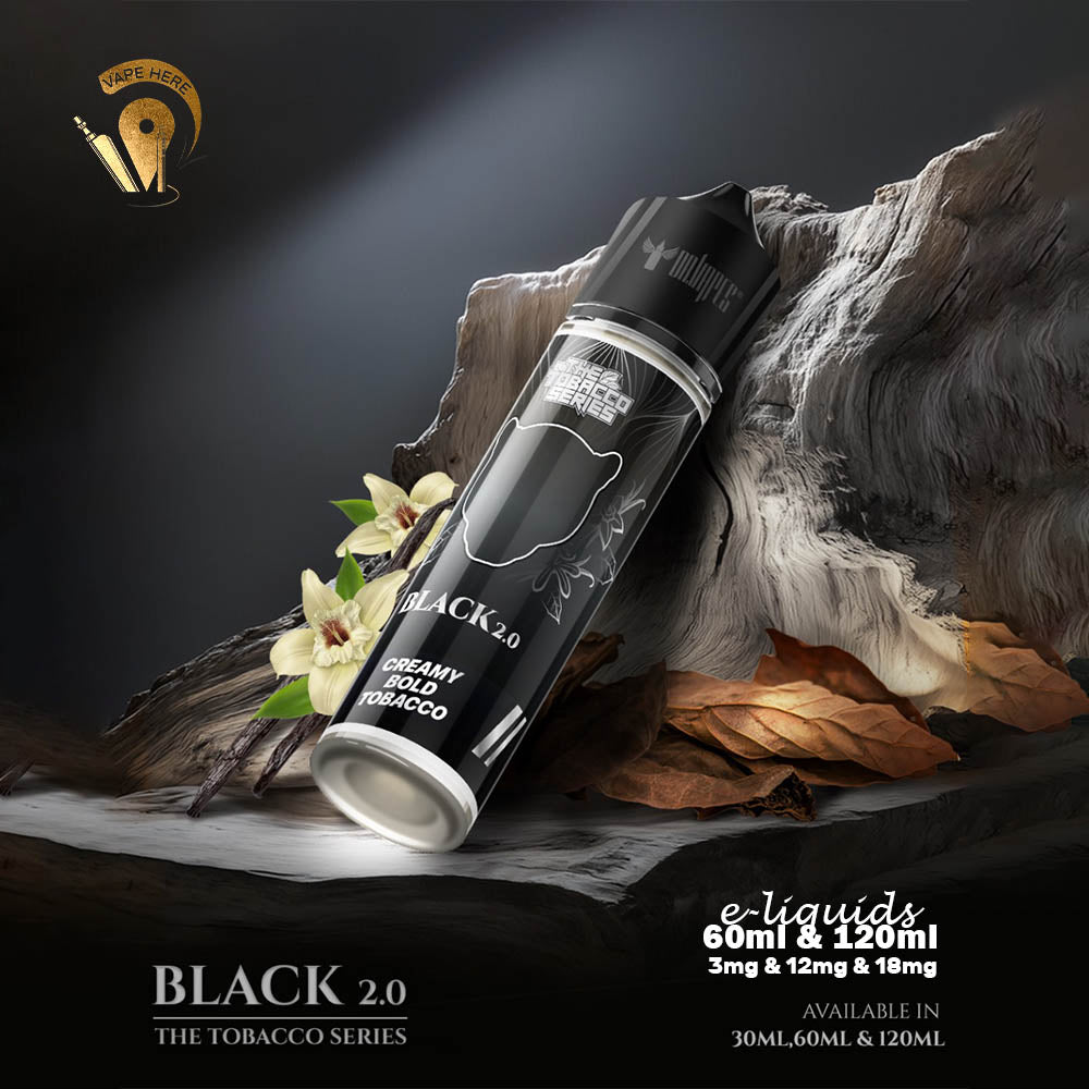 Tobacco Series From Dr Vapes 60ml & 120ml E-Liquid Black 2.0 UAE Ajman