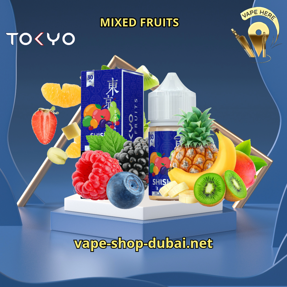 TOKYO SILVER SALTNIC 30ML - SHISHA SERIES Mixed Fruits Ras Al Khaimah