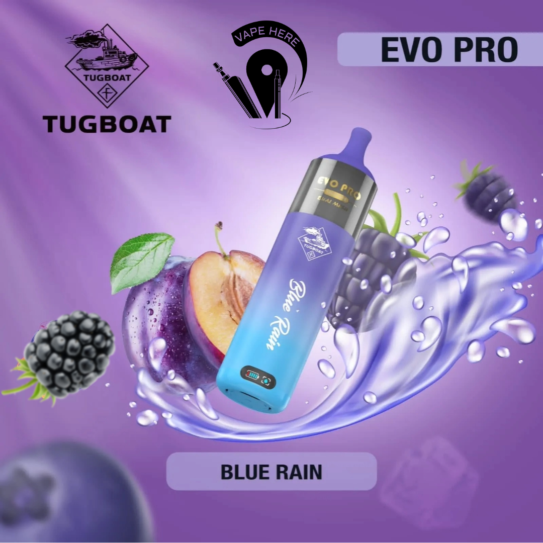 Tugboat EVO PRO 15000 Puffs Disposable Vape Blue Rain UAE Ajman