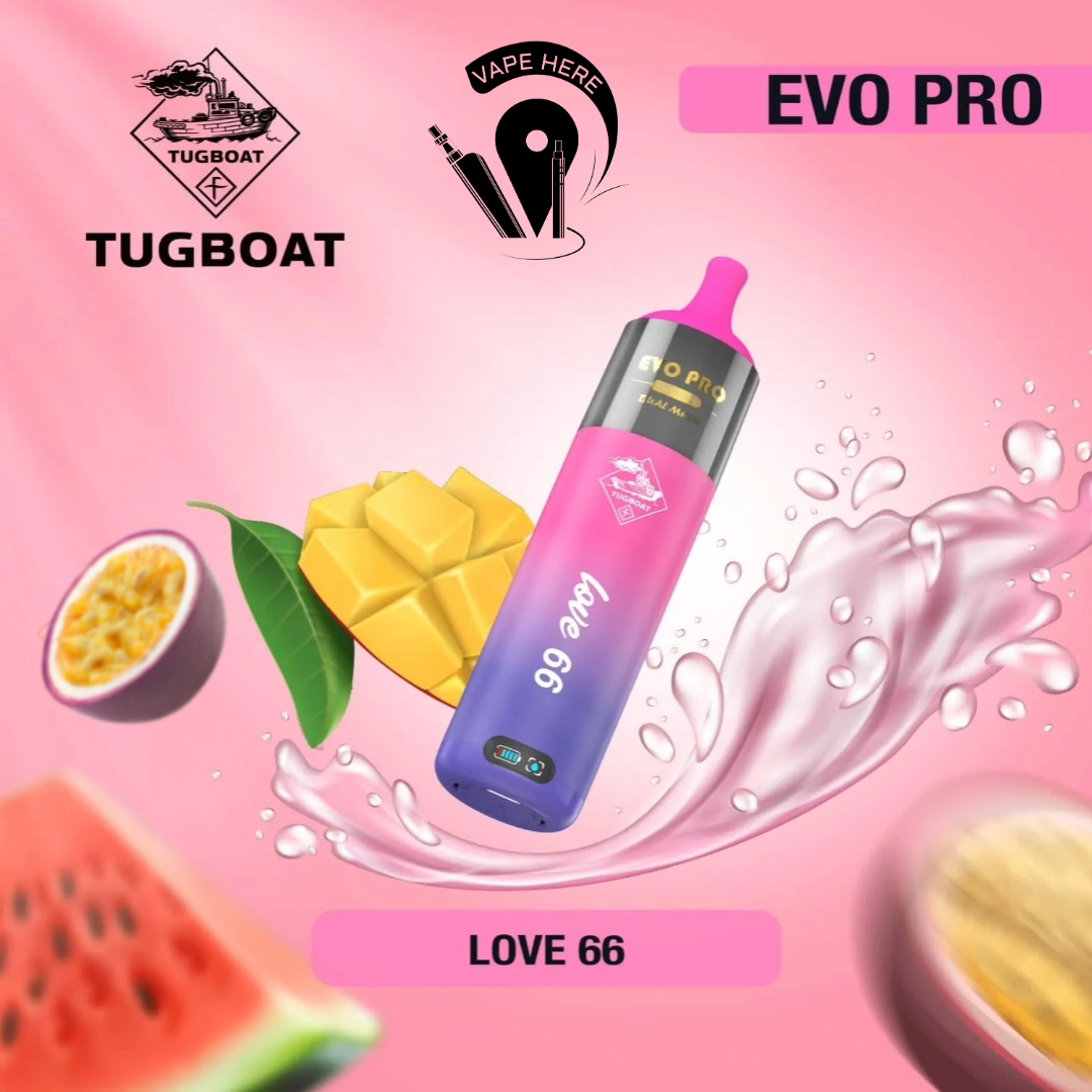 Tugboat EVO PRO 15000 Puffs Disposable Vape UAE Love 66 UAE Dubai