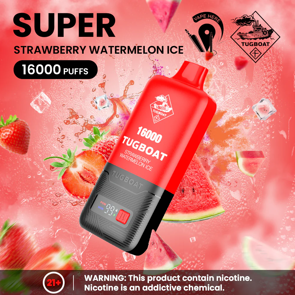 Tugboat 16K SUPER POD Disposable Vape