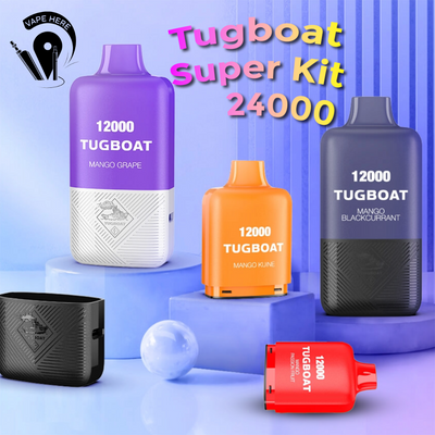 Tugboat 24000 SUPER KIT Disposable Vape (Super Kit) UAE Abu Dhabi & Dubai