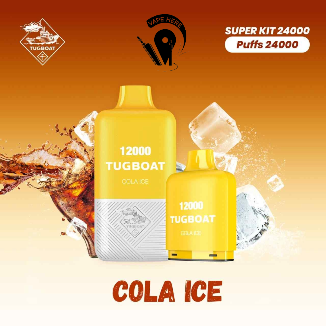 Tugboat Super Kit 24000 Puffs Disposable Vape Cola Ice UAE Ajman