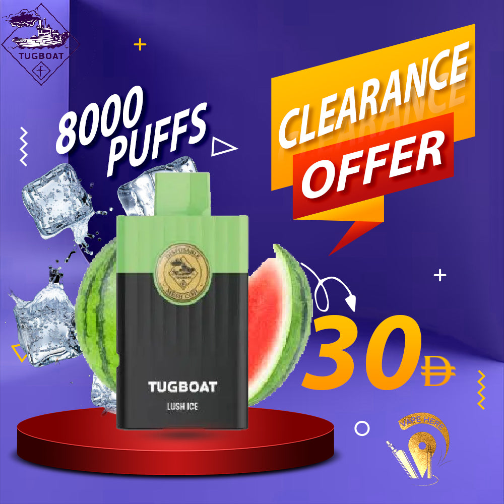 TUGBOAT HERO 8000 PUFFS DISPOSABLE VAPE