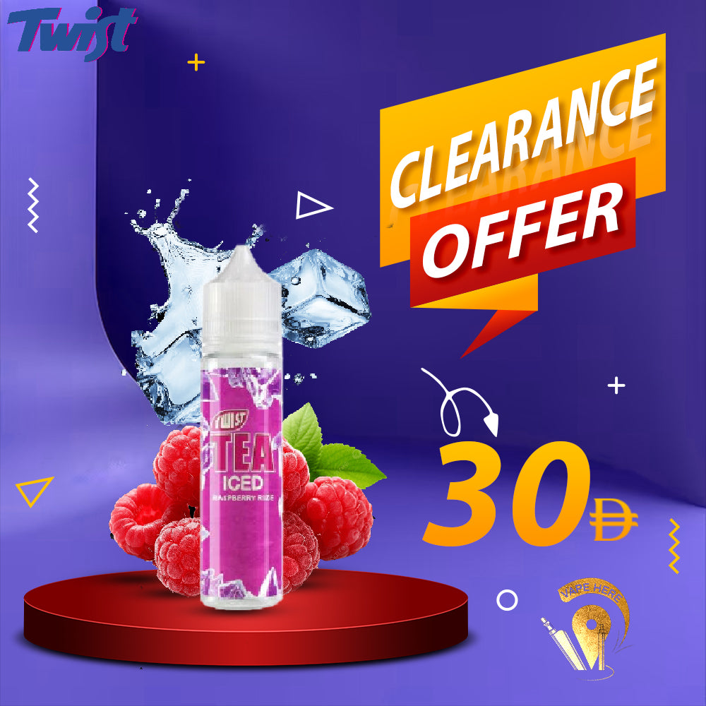 Iced Raspberry Rize 50ml Ejuice by Twist Tea PGVG UAE SHARJAH