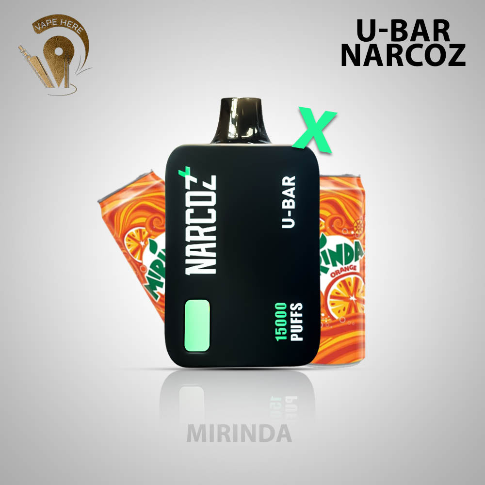 U-Bar Narcoz 15000 Puffs Disposable Vape Mirinda UAE Ajman