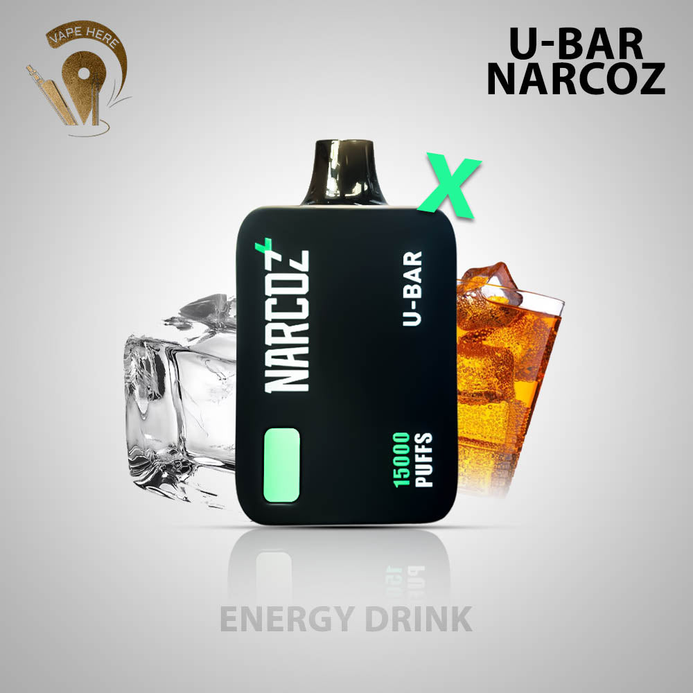 U-Bar Narcoz 15000 Puffs Disposable Vape Energy Drink UAE Dubai