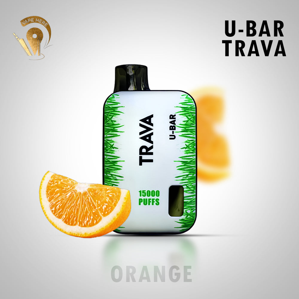 U-Bar Trava 15000 Puffs Disposable Vape Orange UAE Orange UAE Ajman
