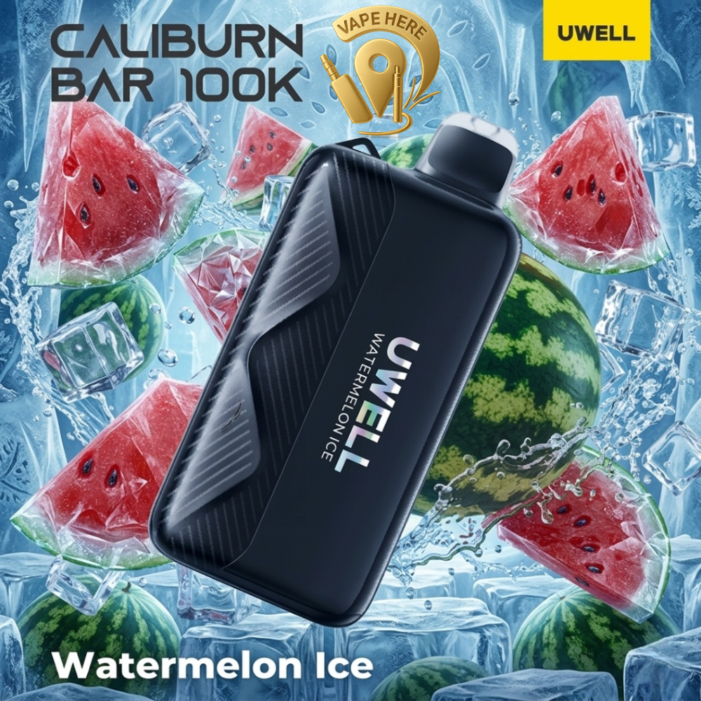 UWELL CALIBURN BAR 100K PUFFS Disposable Vape Watermelon Ice UAE Dubai 