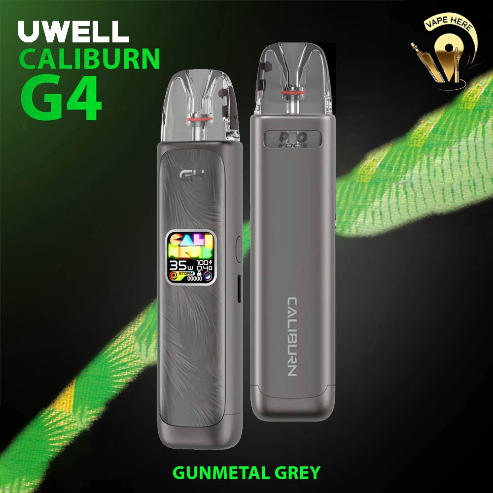 UWELL CALIBURN G4 Pod System 35W Gunmetal Grey UAE Al Ain