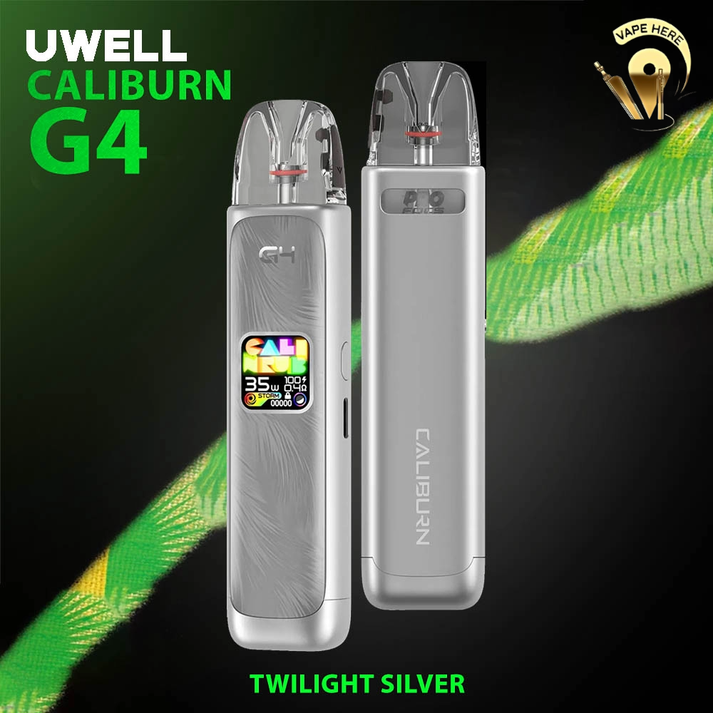 UWELL CALIBURN G4 Pod System 35W Twilight Silver UAE Ras Al Khaimah