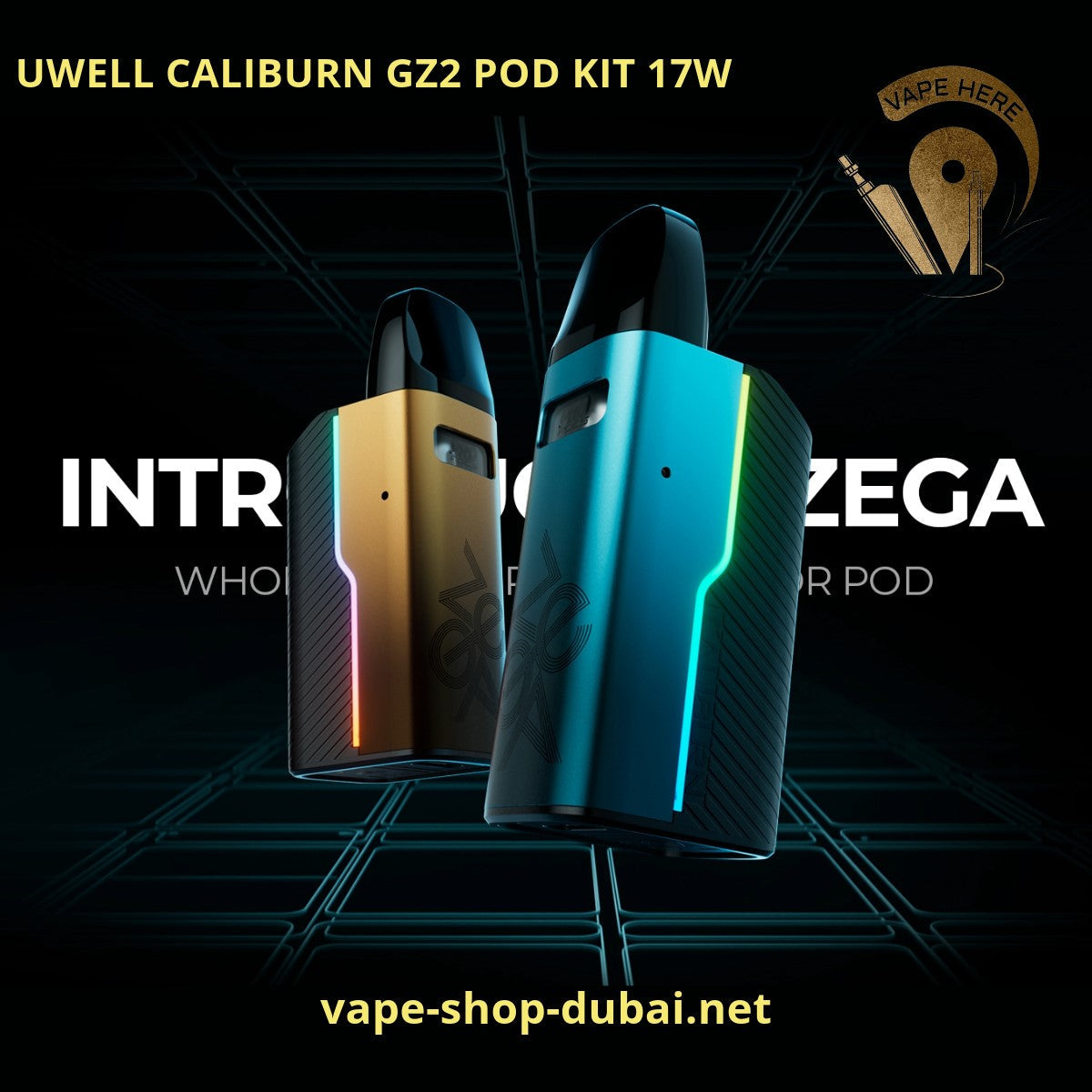 UWELL CALIBURN GZ2 POD KIT 17W - Vape Here Store