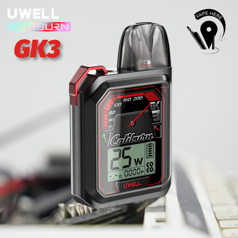 UWELL Caliburn GK3 25W Pod System | Uwell Vape Kits Dubai & UAE | Vape Here Store UWELL Caliburn GK3 25W Pod System | Uwell Vape Kits Dubai & UAE | Vape Here Store