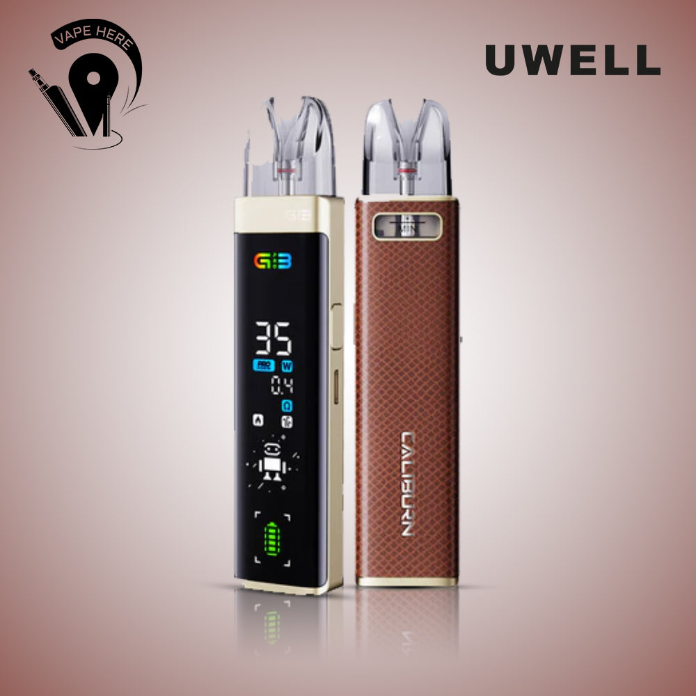 UWELL CALIBURN G3 PRO Pod System 35W Now Available in Dubai, UAE with the Best Price | Vape Here Store UWELL CALIBURN G3 PRO Pod System 35W Now Available in Dubai, UAE with the Best Price | Vape Here Store