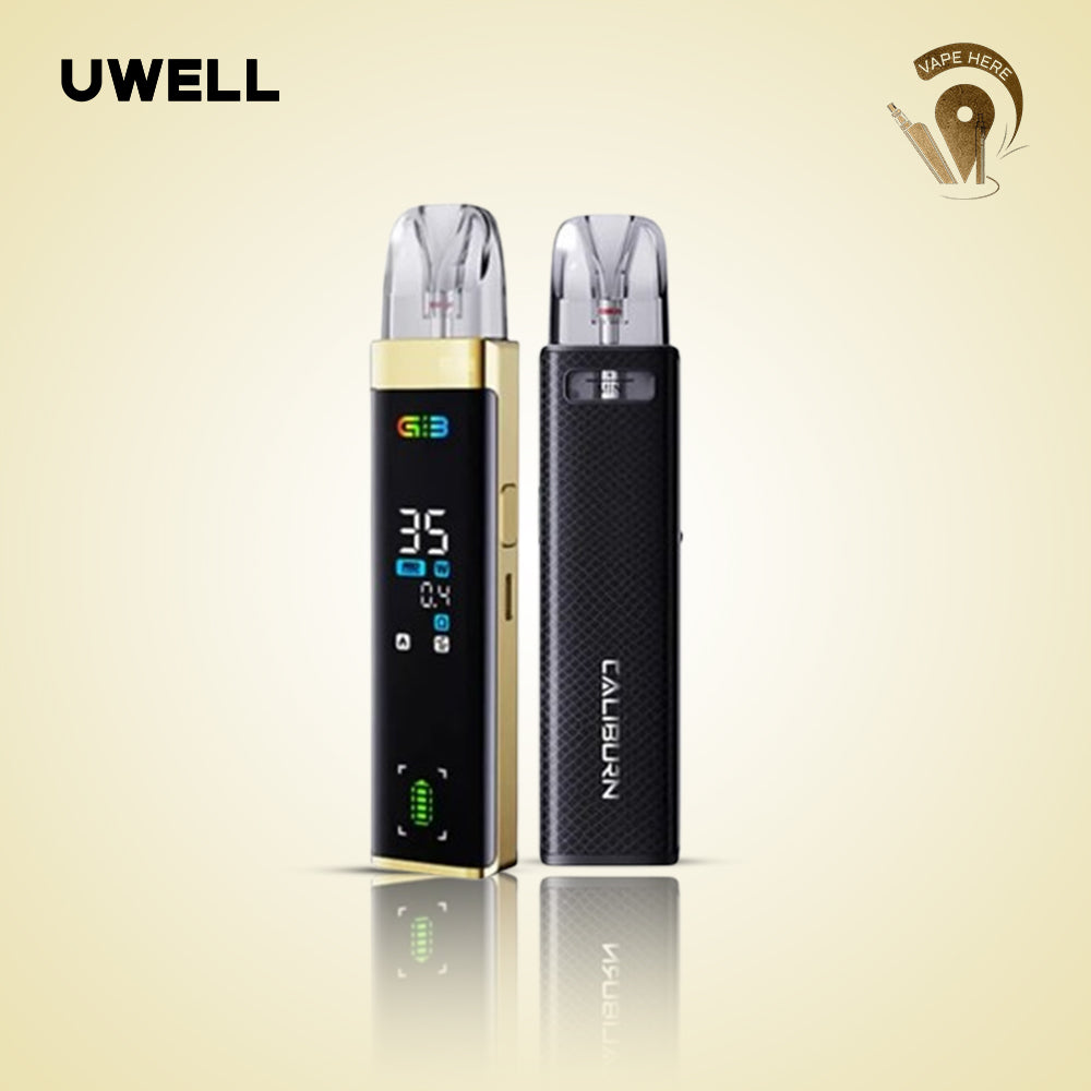 UWELL CALIBURN G3 PRO Pod System 35W Golden Carbon UAE Abu Dhabi