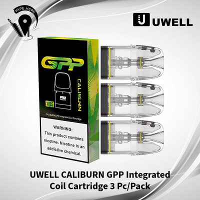 UWELL CALIBURN GPP Integrated Coil Cartridge 3 Pc/Pack UAE Abu Dhabi