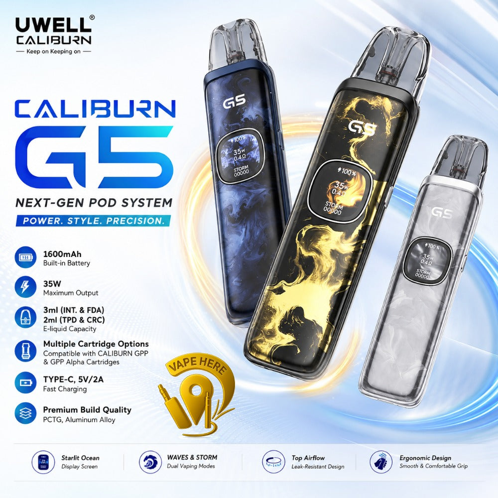 UWELL Caliburn G5 Pod Kit Dubai, UAE
