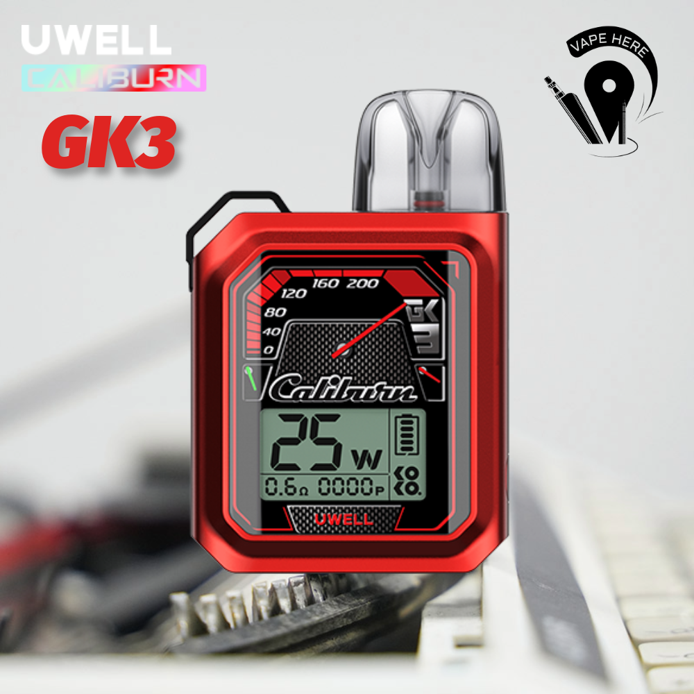 UWELL Caliburn GK3 25W Pod System Crimson UAE Ras Al Khaimah