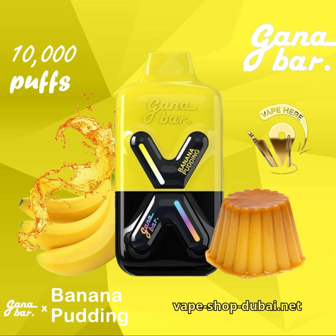 GANA BAR 10000 KIT DISPOSABLE VAPE BANANA PUDDING 