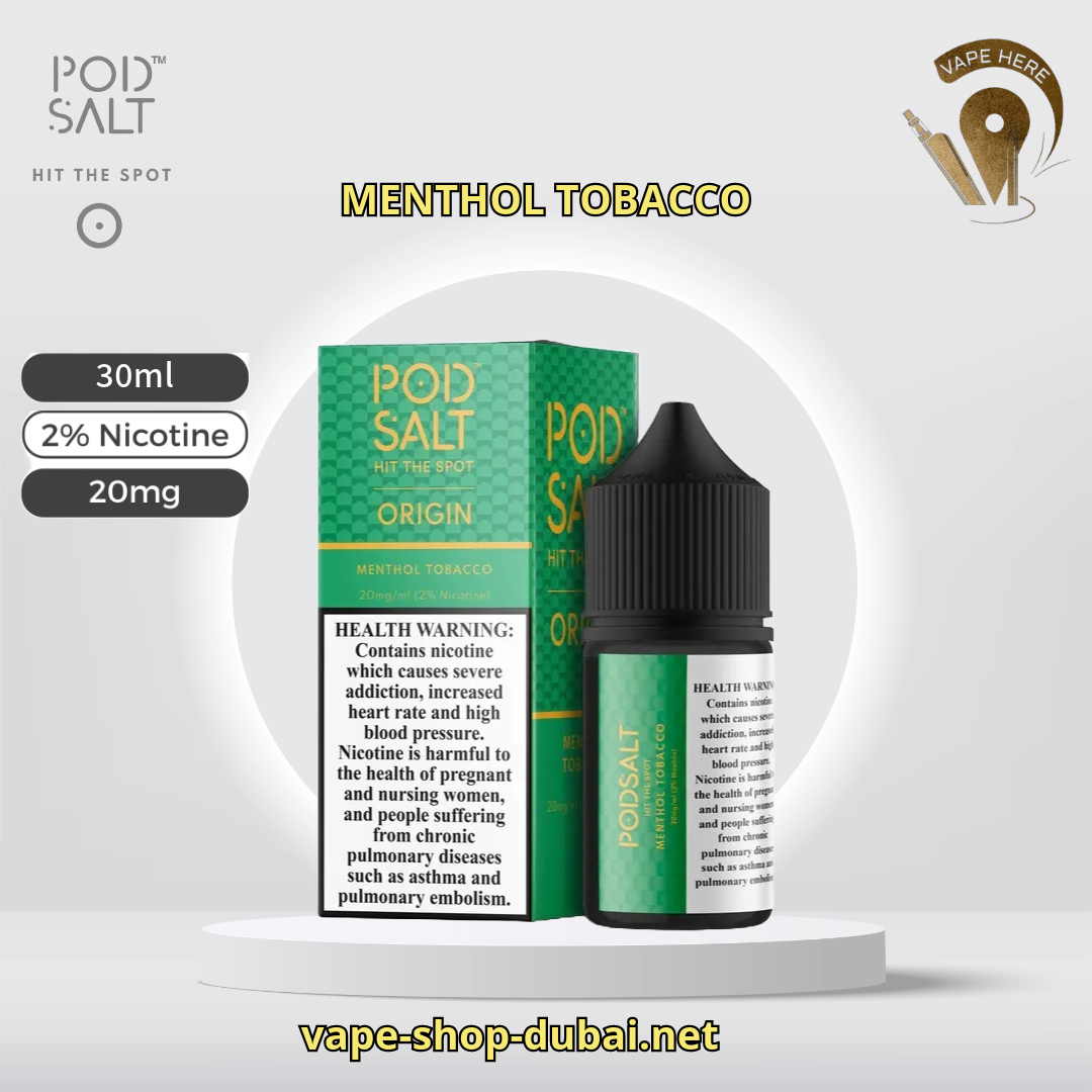 Pod Salt Origin Salt Nic 20MG 30ML MENTHOL TOBACCO