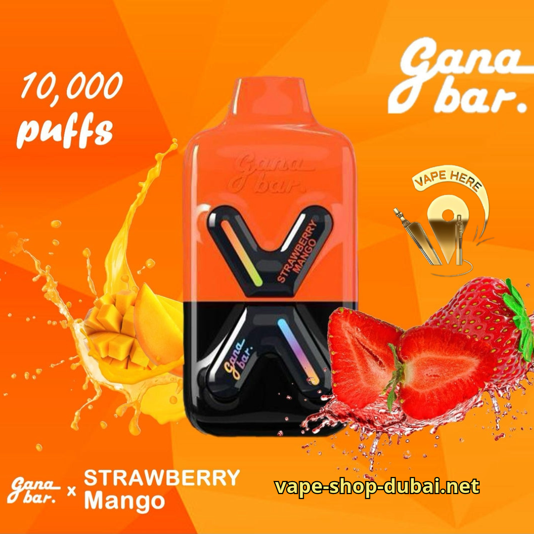 GANA BAR 10000 KIT 5MG  DISPOSABLE VAPE Strawberry Mango