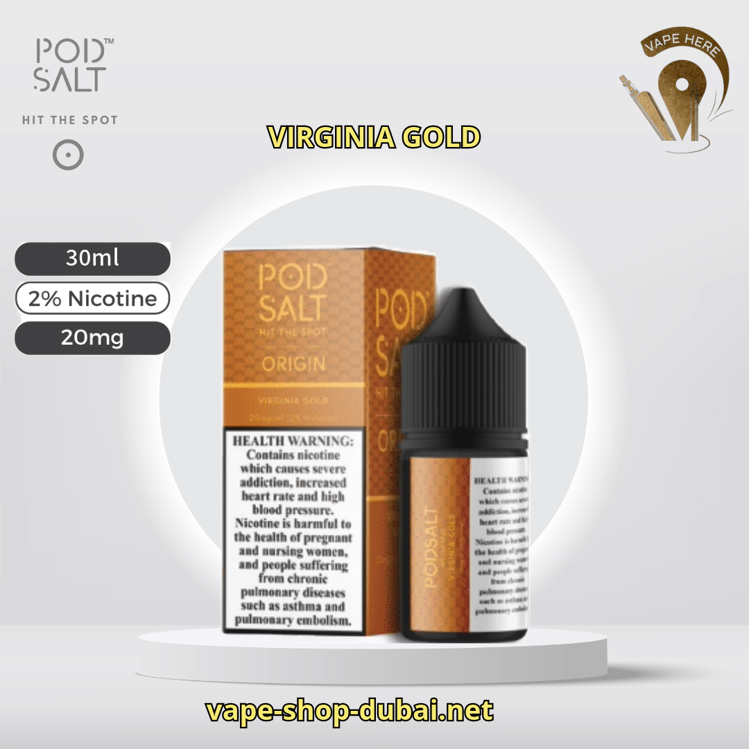 Pod Salt Origin Salt Nic 20MG 30ML VIRGINIA GOLD