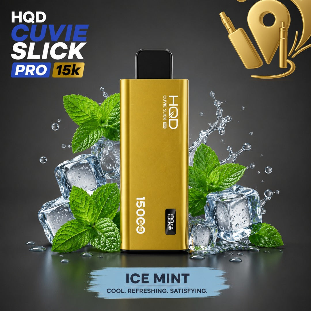 HQD CUVIE SLICK PRO 15k PUFFS DISPOSABLE VAPE UAE AL AIN 