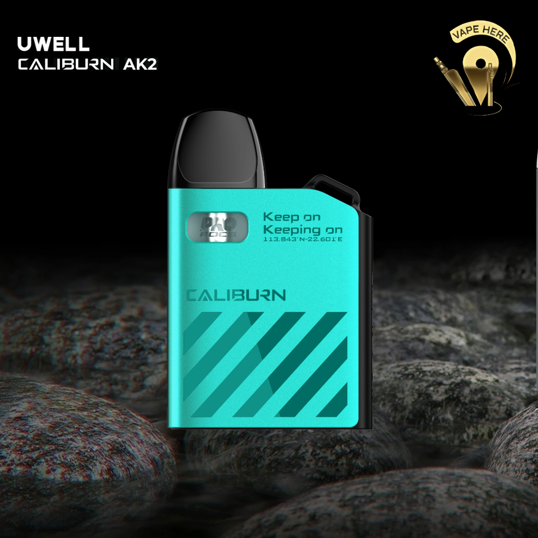 Uwell Caliburn AK2 Pod System Kit 520mAh Turquoise Blue UAE Al Ain