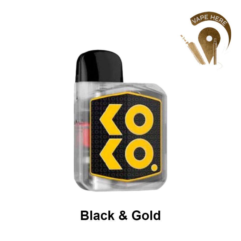 Uwell Caliburn Koko PRIME Pod System 690mAh New Vision Black & Gold UAE Abu Dhabi 