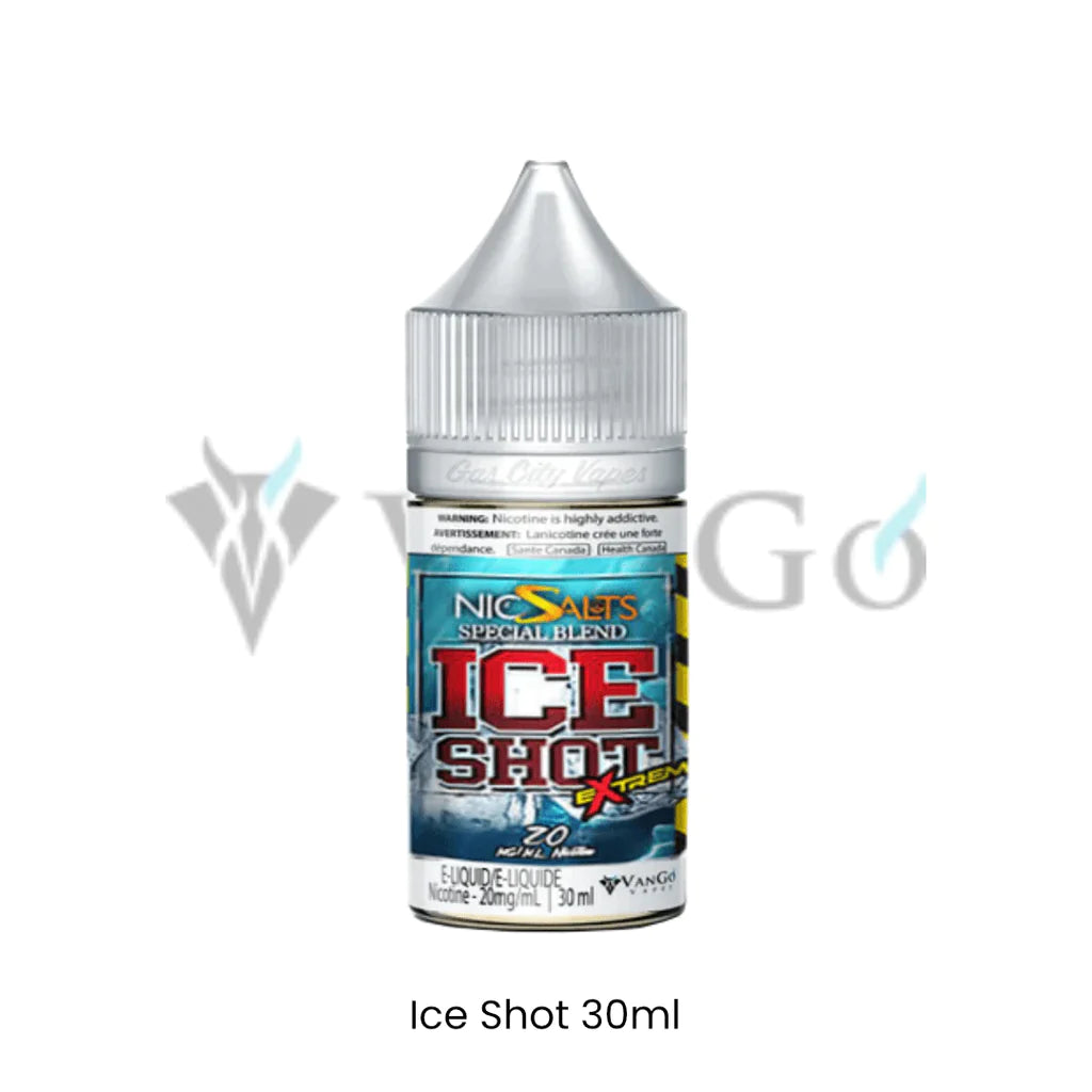 Vango Vapes - Ice Shot SALT NIC 30 ml - Vape Here Store