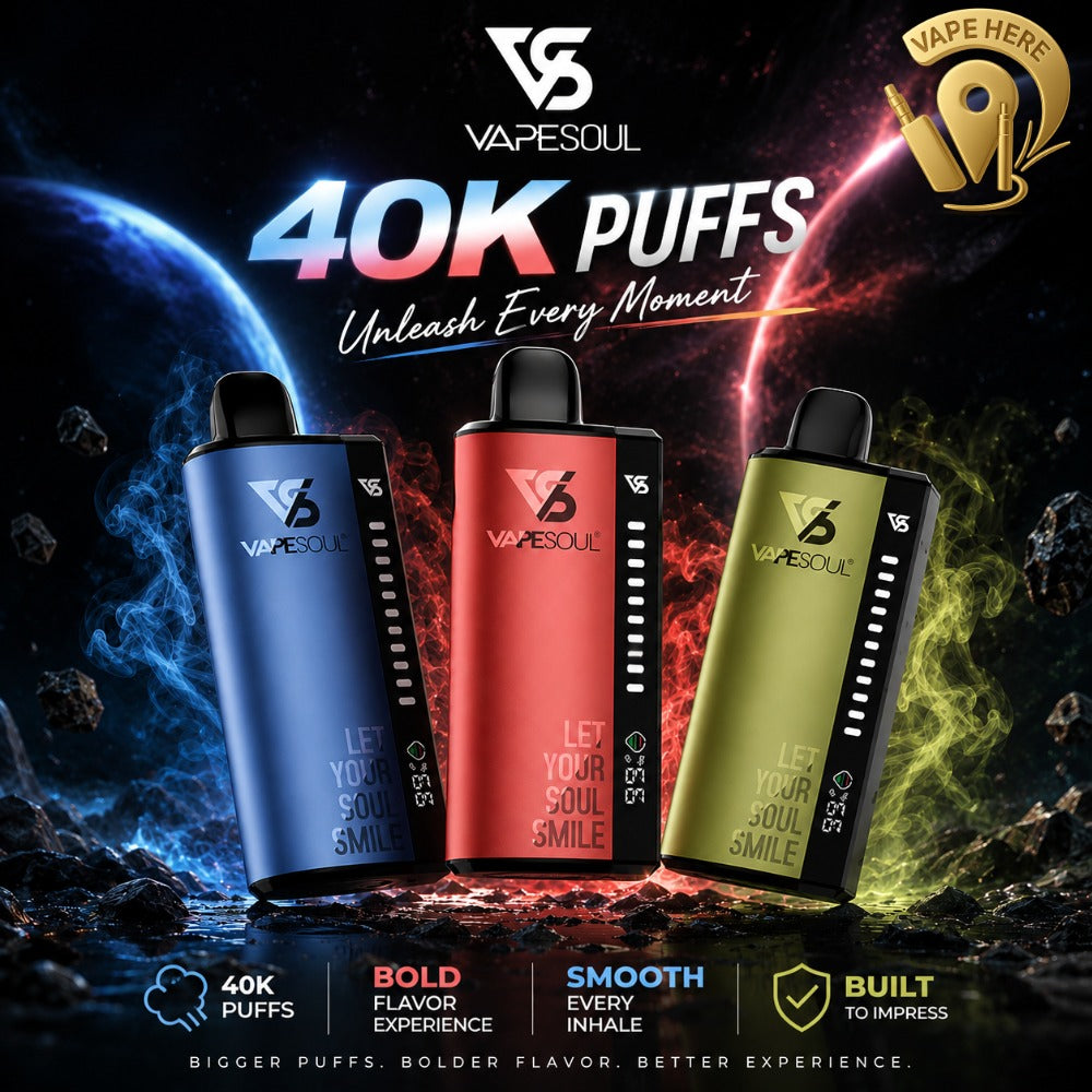 VAPESOUL 40K Puffs  20mg - Disposable Vape Abu Dhabi , UAE