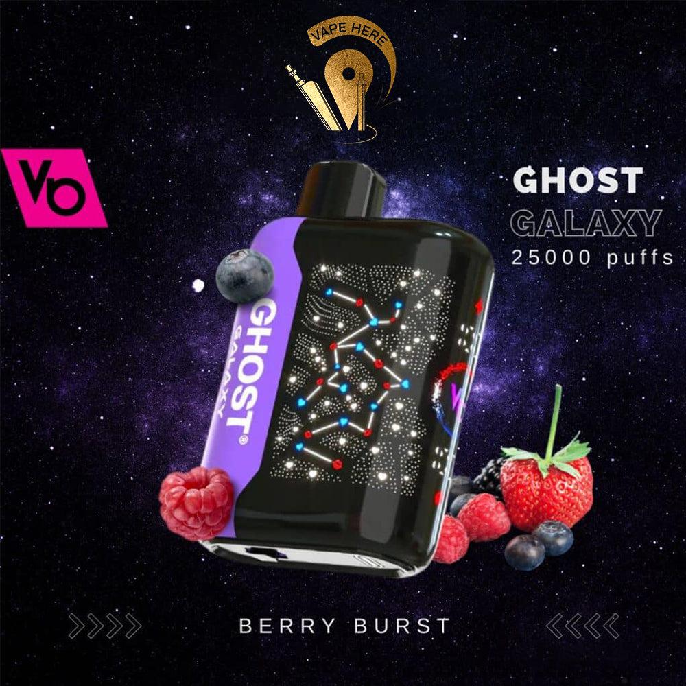 VAPES BAR - GHOST GALAXY 25000 PUFFS 20MG DISPOSABLE VAPE Berry Burst UAE Al Ain
